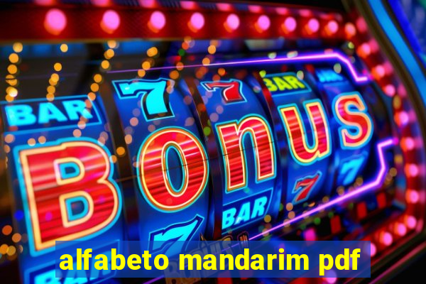 alfabeto mandarim pdf